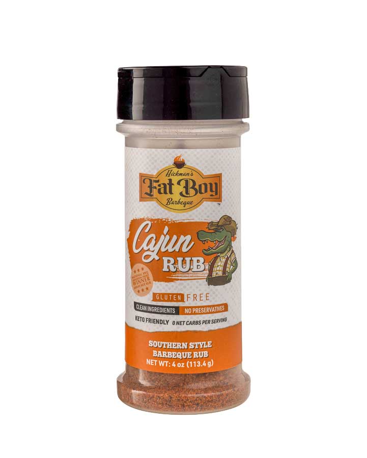 Cajun Gluten Free Keto Friendly Natural BBQ Rub 4 oz | Pack of 3 - BBQRubs.com