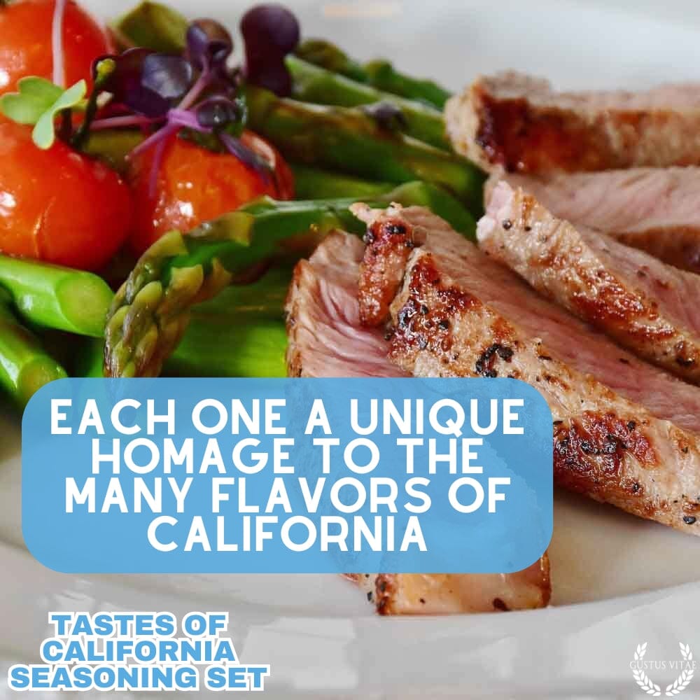 California Seasonings Gift Set - Tastes of California - Artisanal Spice Blends Six Pack - BBQRubs.com