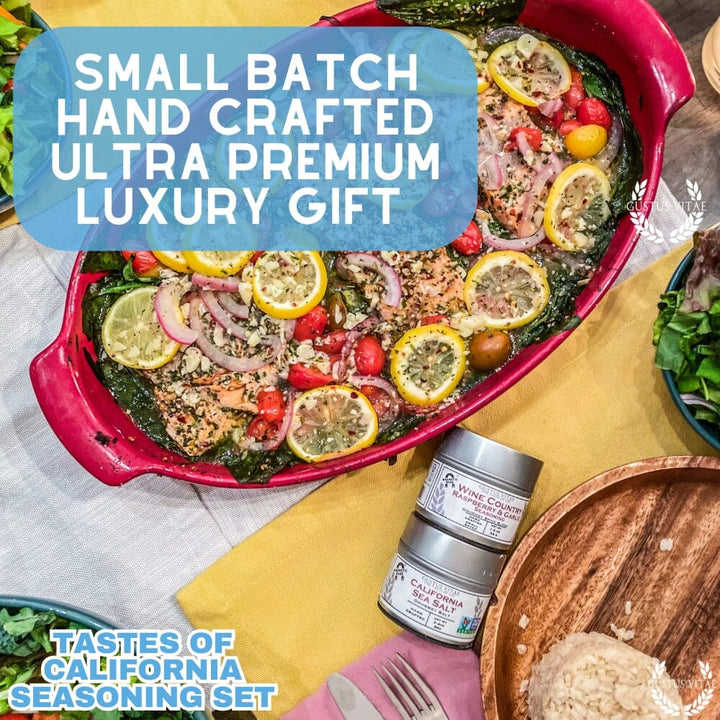 California Seasonings Gift Set - Tastes of California - Artisanal Spice Blends Six Pack - BBQRubs.com