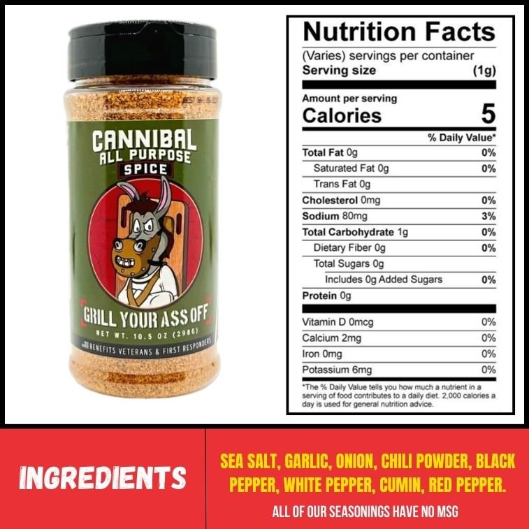 Cannibal All Purpose Spice - BBQRubs.com