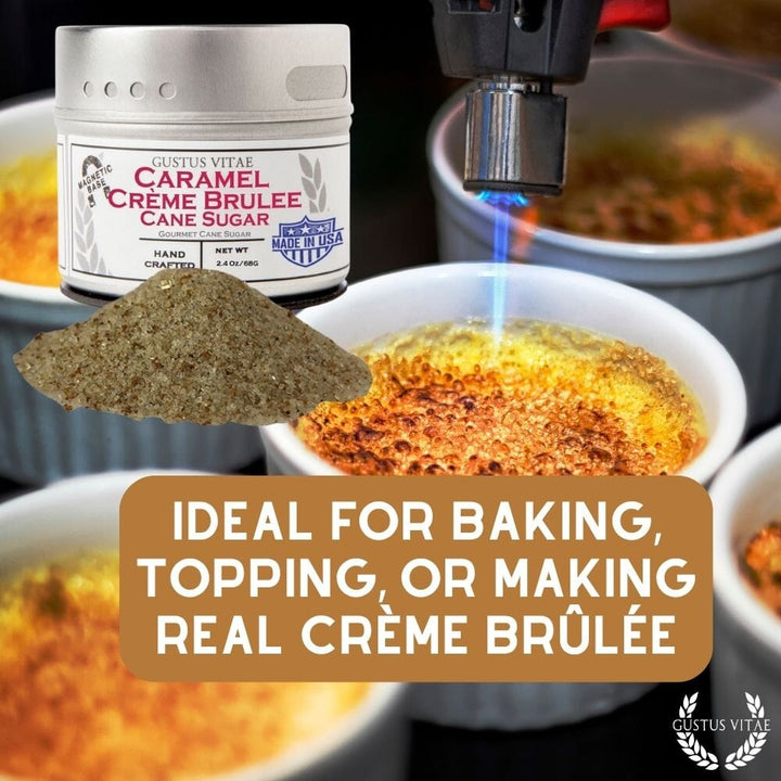 Caramel Crème Brûlée Cane Sugar