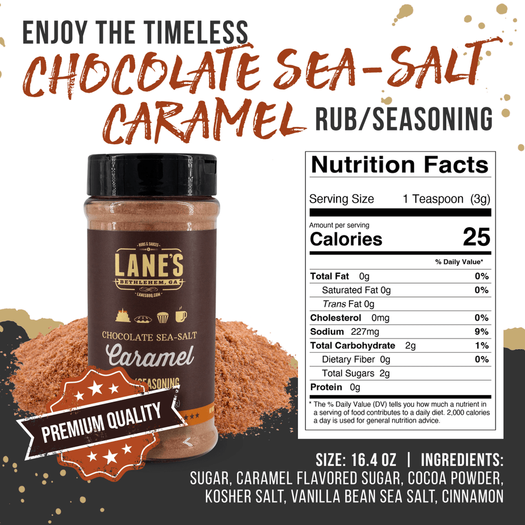 Chocolate Sea-Salt Caramel Seasoning - BBQRubs.com