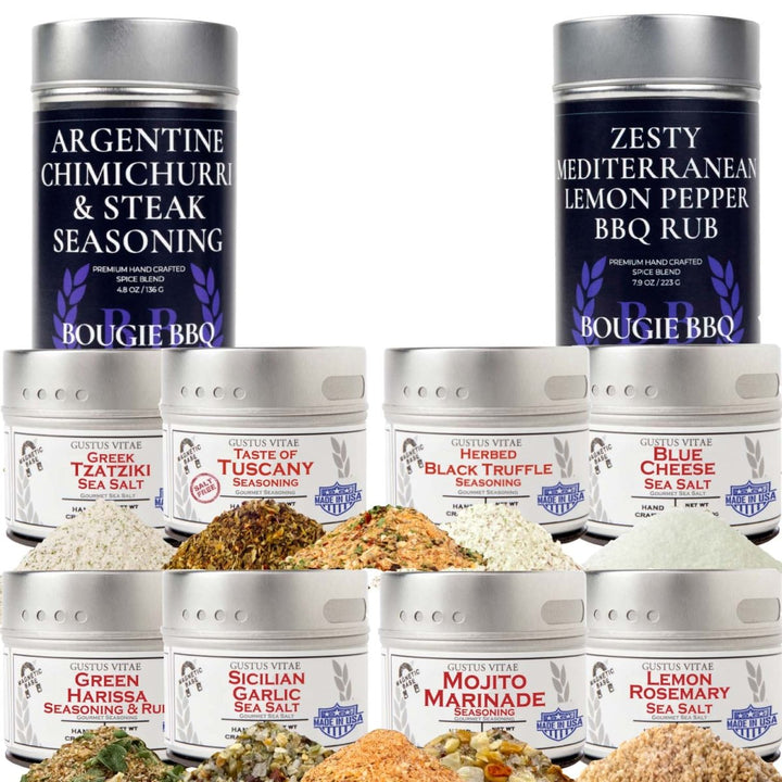 Chuck's Picks | 10 Pack Collection | Authentic Gourmet Seasonings and Spice Blends - BBQRubs.com