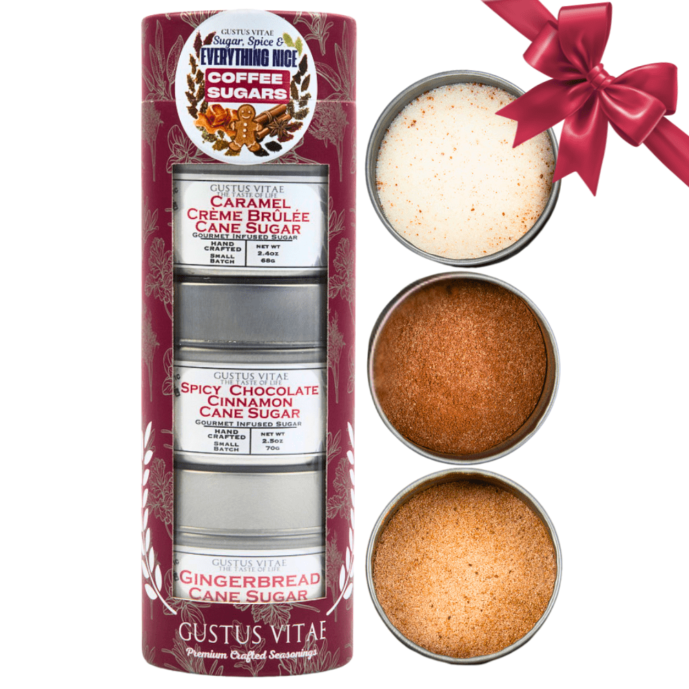 Coffee Sugars: Sugar, Spice & Everything Nice | Gift Pack Set of 3 - BBQRubs.com