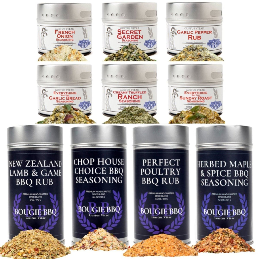 Complete Holiday Mains & Sides Meal Kit | 10 All Natural Gourmet Seasonings For Every Occasion - BBQRubs.com