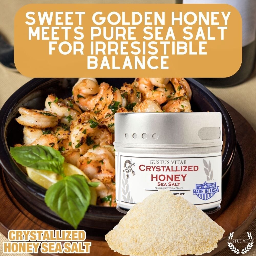 Crystallized Honey Sea Salt - BBQRubs.com