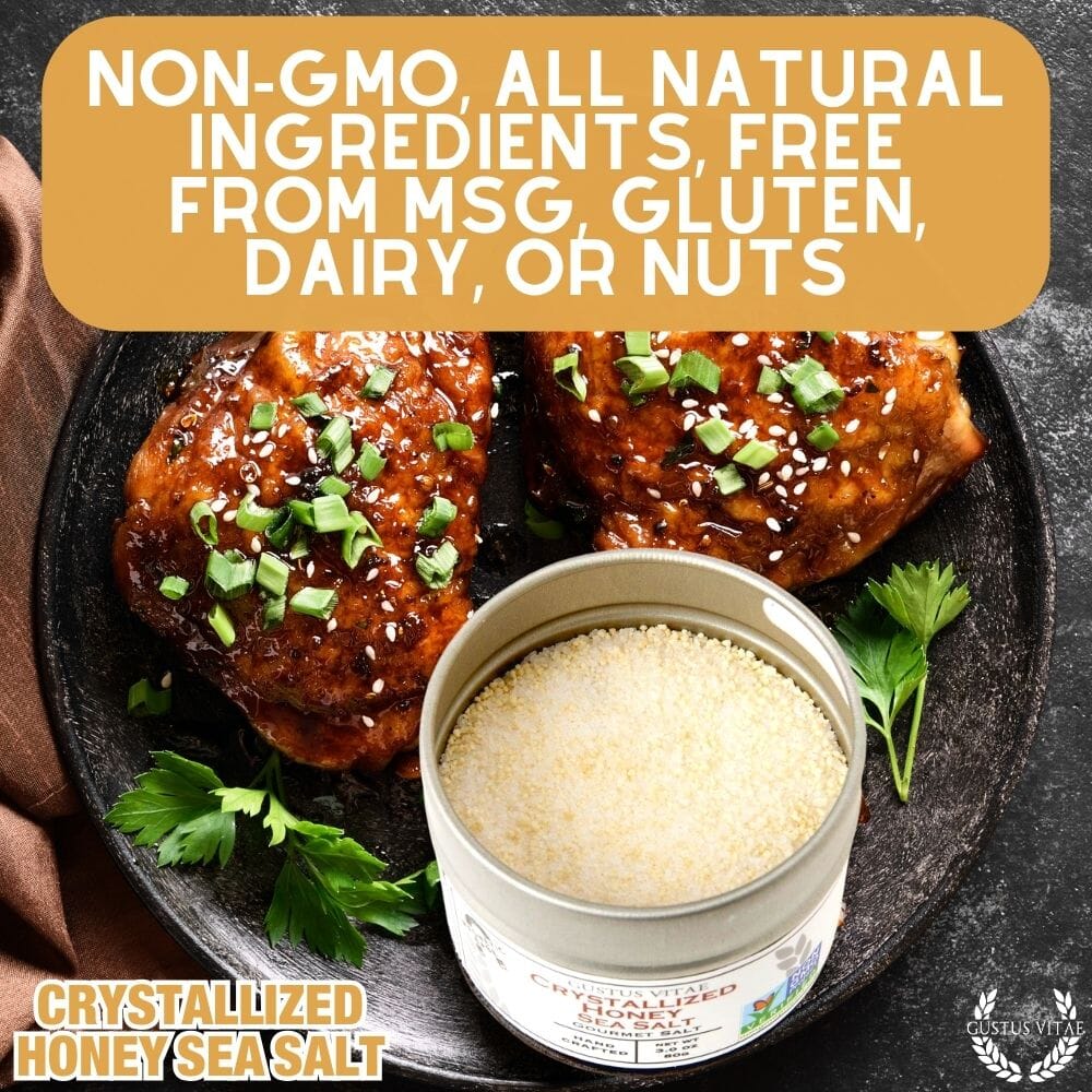 Crystallized Honey Sea Salt - BBQRubs.com