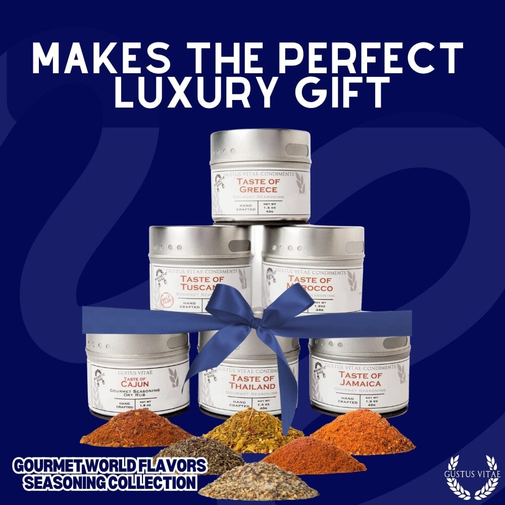 Cuisines of the World Gourmet Seasonings Collection - 6 Tins - BBQRubs.com