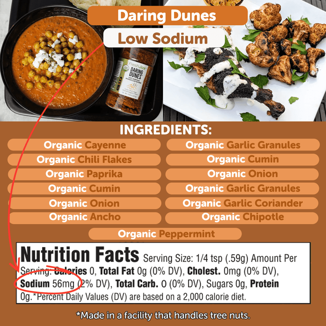 Daring Dunes® Spicy Harissa Seasoning – Low Sodium North African Heat - BBQRubs.com