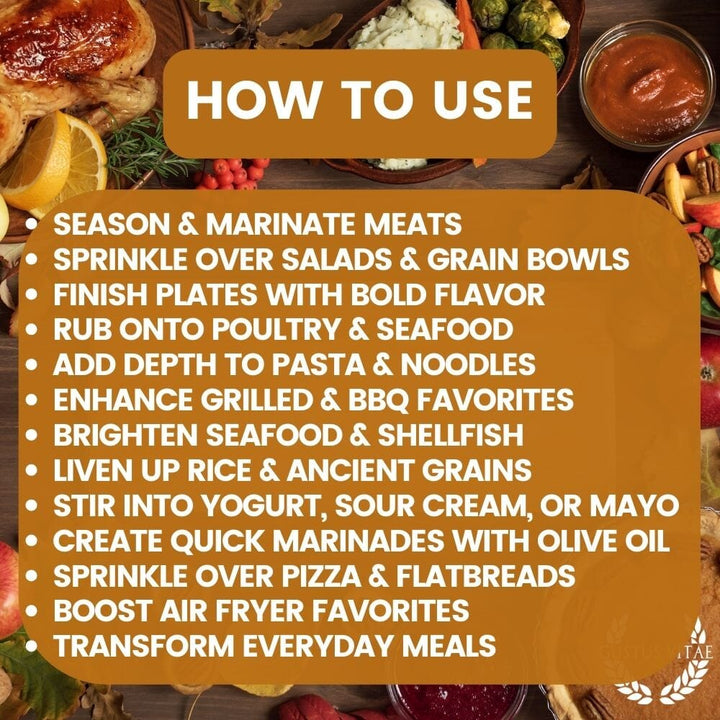 Deluxe Meal Maker Seasonings | Transform Simple Plates into Signature Dishes | Set of 20