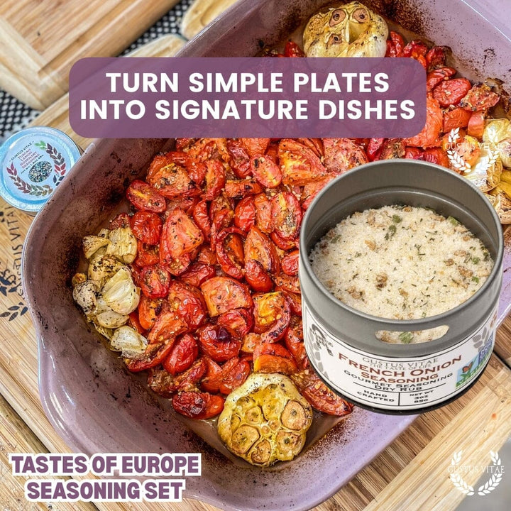 European Seasonings Gift Set - Tastes of Europe - Artisanal Spice Blends Six Pack - BBQRubs.com
