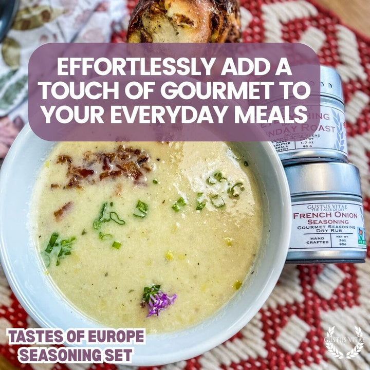 European Seasonings Gift Set - Tastes of Europe - Artisanal Spice Blends Six Pack - BBQRubs.com