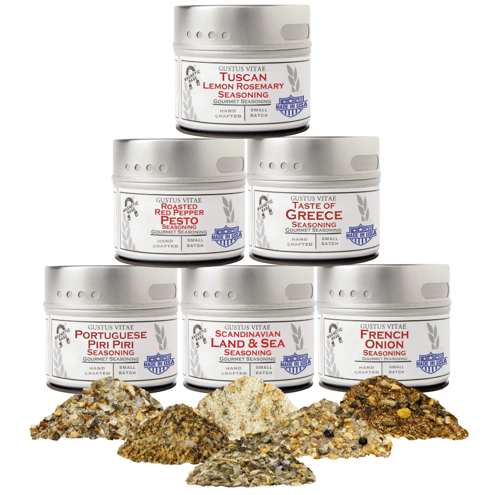 European Seasonings Gift Set - Tastes of Europe - Artisanal Spice Blends Six Pack - BBQRubs.com