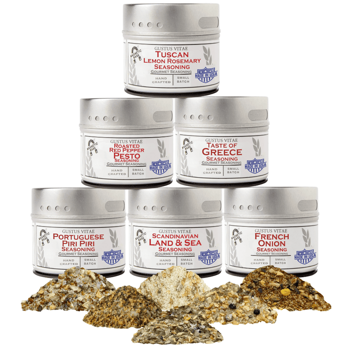 European Seasonings Gift Set - Tastes of Europe - Artisanal Spice Blends Six Pack - BBQRubs.com