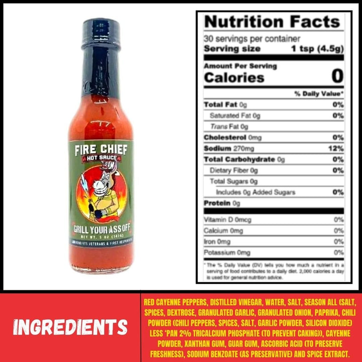 Fire Chief Hot Sauce - BBQRubs.com