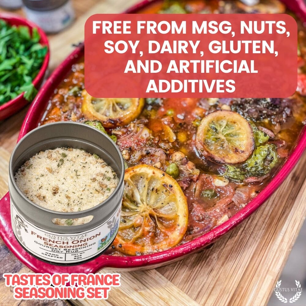 French Seasoning Gift Set - Tastes of France - Artisanal Spice Blends Six Pack - BBQRubs.com