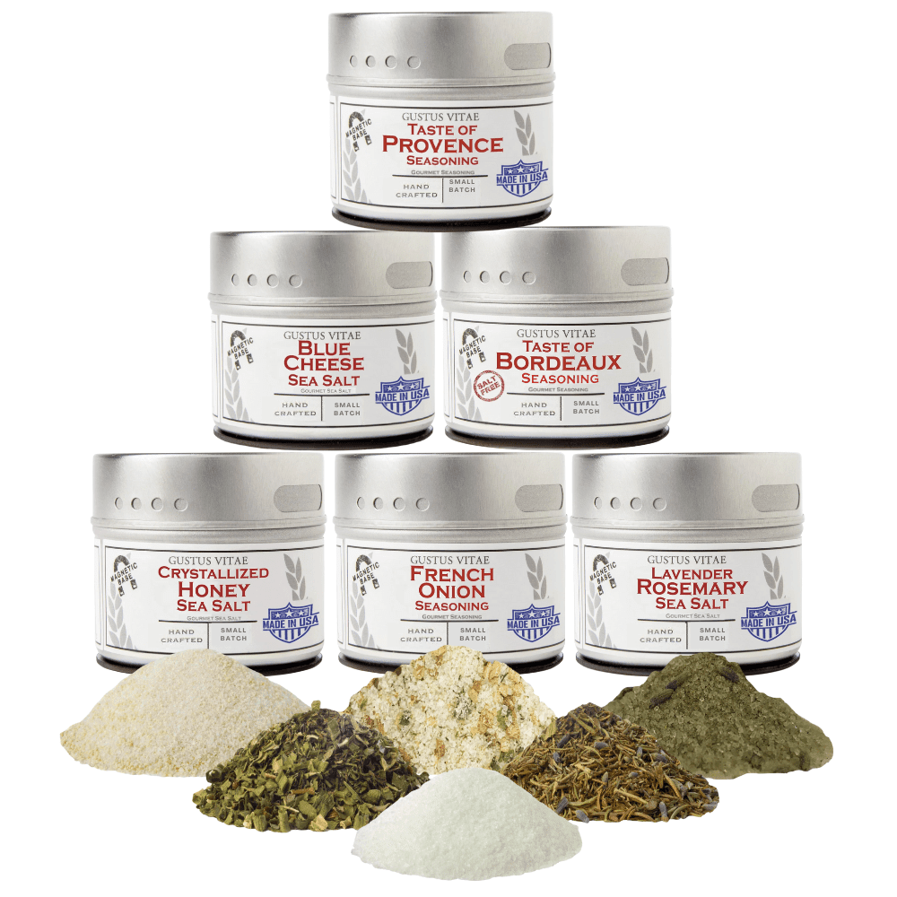 French Seasoning Gift Set - Tastes of France - Artisanal Spice Blends Six Pack - BBQRubs.com