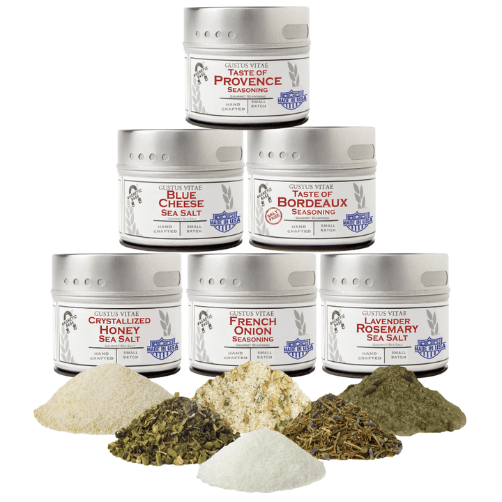 French Seasoning Gift Set - Tastes of France - Artisanal Spice Blends Six Pack - BBQRubs.com