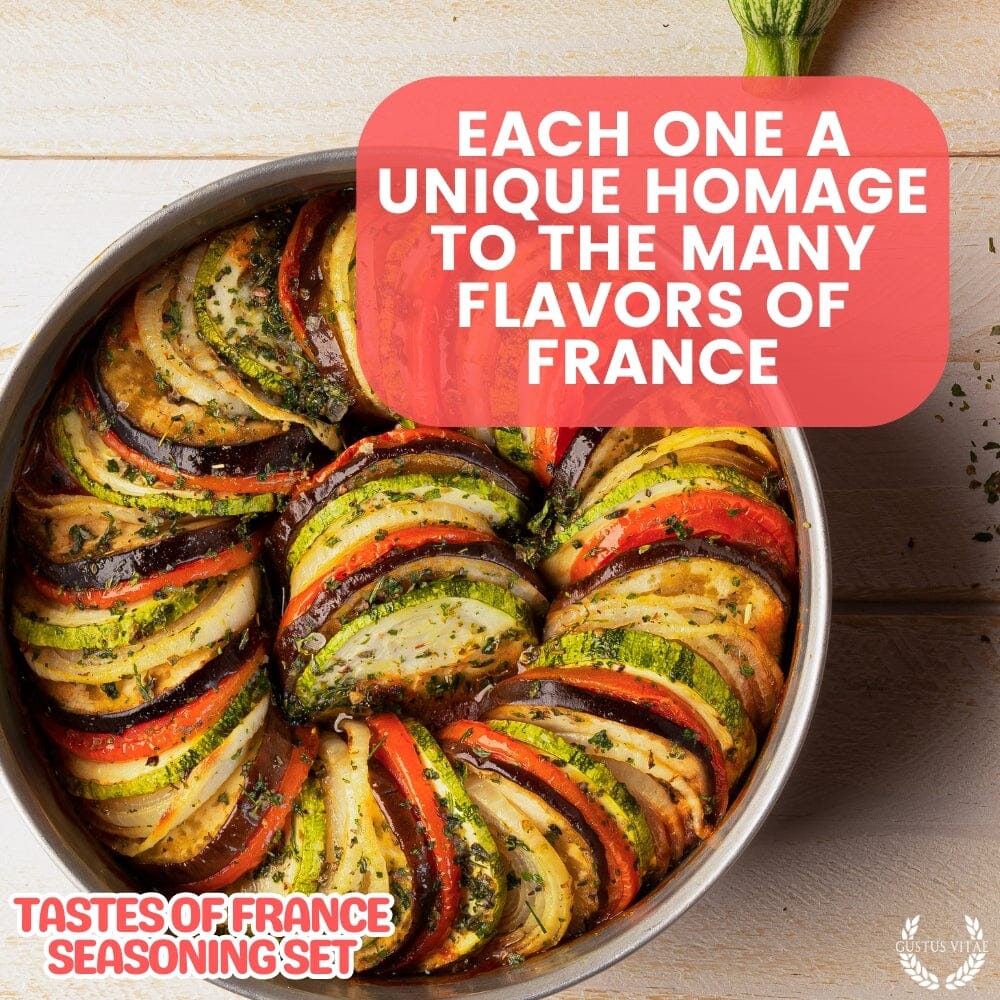 French Seasoning Gift Set - Tastes of France - Artisanal Spice Blends Six Pack - BBQRubs.com