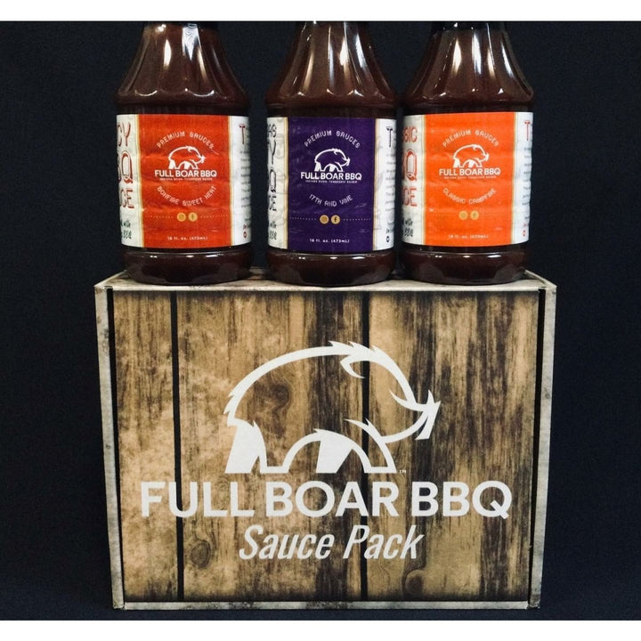 Full Boar Award Winning BBQ Sauce Gift Set - BBQRubs.com