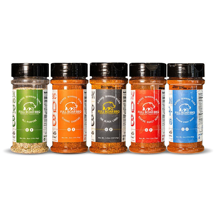 Full Boar BBQ's Whole Dang Rub Lineup - BBQRubs.com