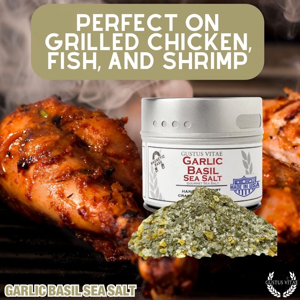 Garlic Basil Sea Salt - BBQRubs.com