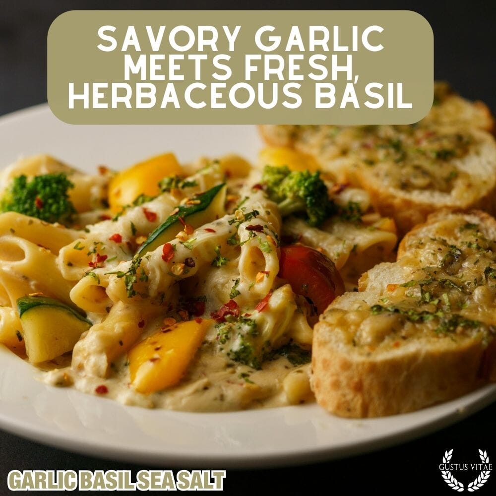 Garlic Basil Sea Salt - BBQRubs.com