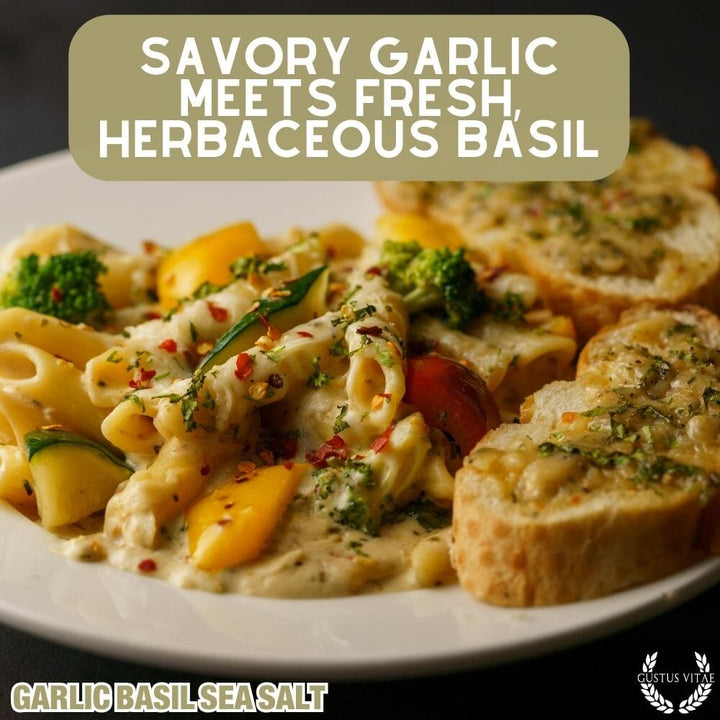 Garlic Basil Sea Salt - BBQRubs.com