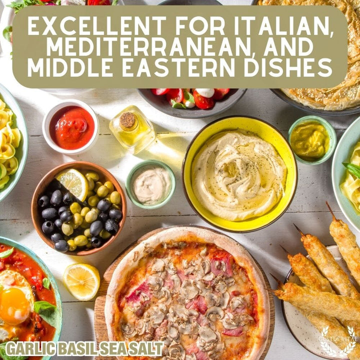 Garlic Basil Sea Salt
