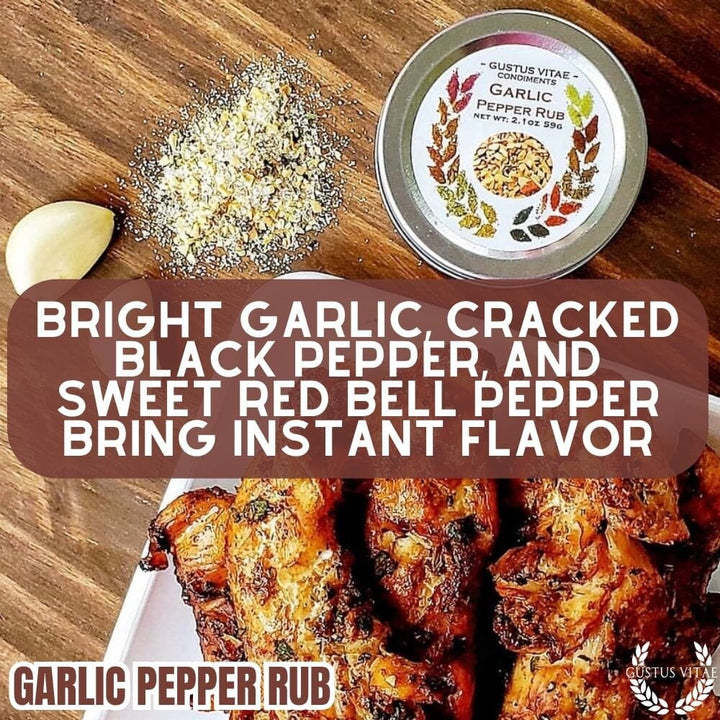 Garlic Pepper Rub - BBQRubs.com