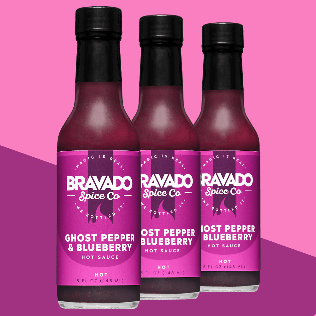 GHOST PEPPER & BLUEBERRY HOT SAUCE - BBQRubs.com