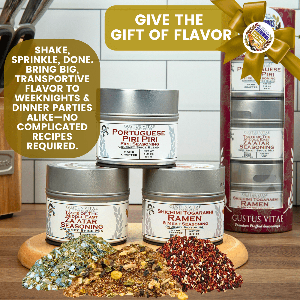 Global Blends: The Traveling Table Seasonings | Gift Pack Set of 3