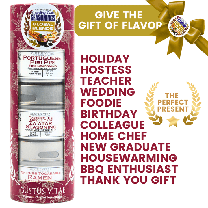 Global Blends: The Traveling Table Seasonings | Gift Pack Set of 3