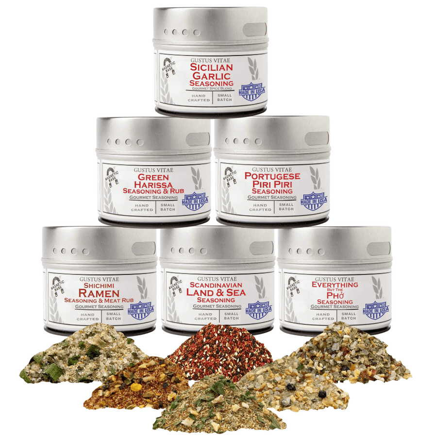 Global Foodie Favorites | World-Spanning 6 Pack Collection | Authentic Gourmet Seasonings and Spice Blends - BBQRubs.com