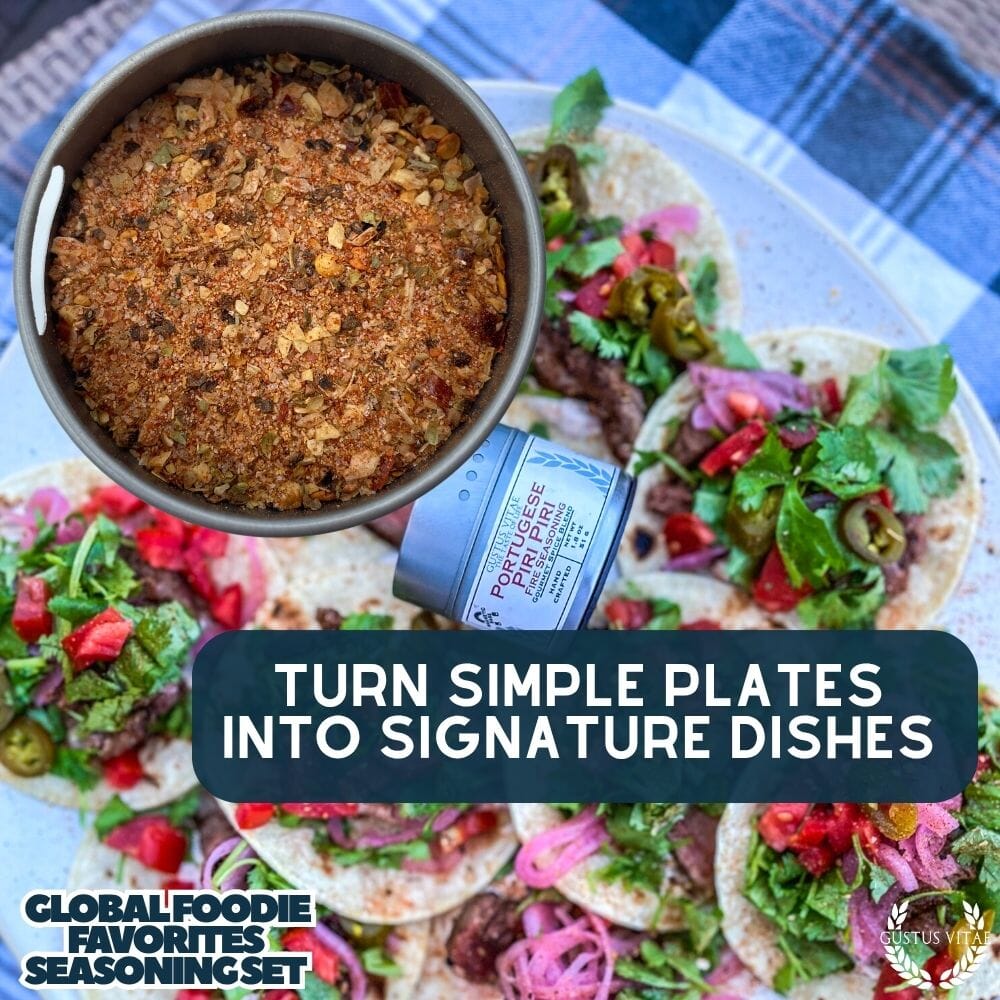 Global Foodie Favorites | World-Spanning 6 Pack Collection | Authentic Gourmet Seasonings and Spice Blends - BBQRubs.com