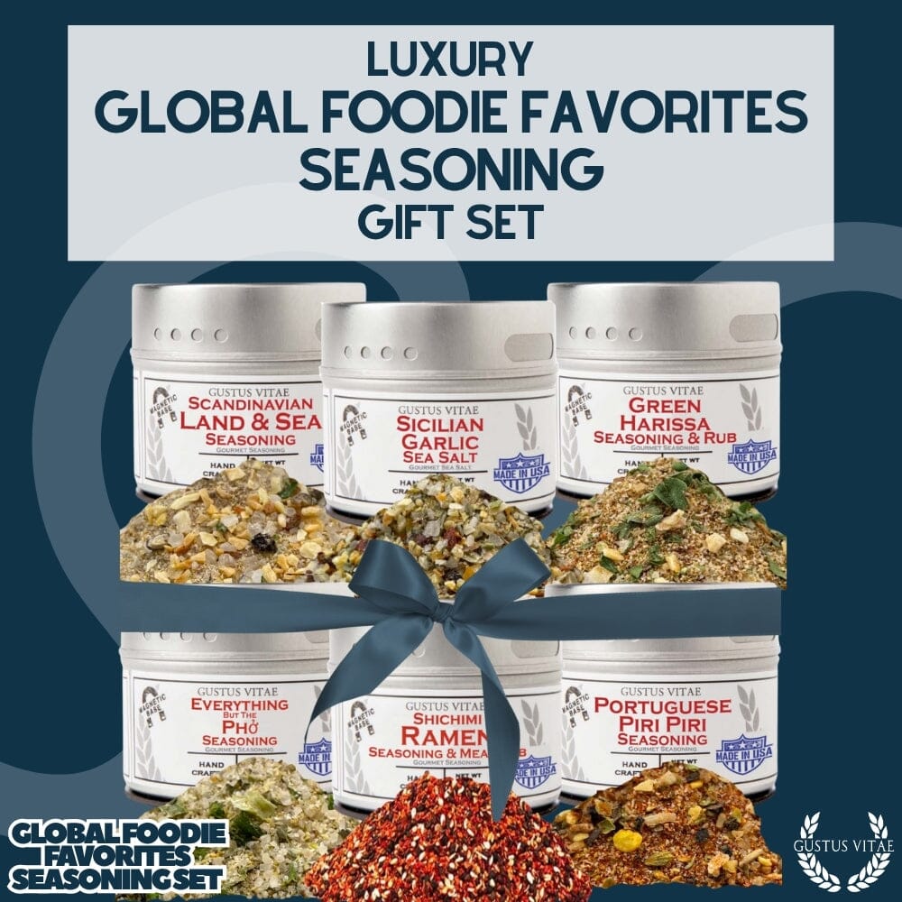 Global Foodie Favorites | World-Spanning 6 Pack Collection | Authentic Gourmet Seasonings and Spice Blends - BBQRubs.com