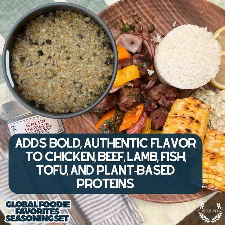 Global Foodie Favorites | World-Spanning 6 Pack Collection | Authentic Gourmet Seasonings and Spice Blends - BBQRubs.com