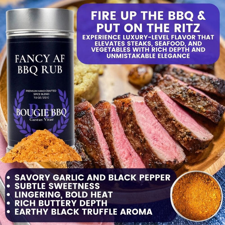 Global Gourmet Bougie BBQ Seasonings | Set of 8 XL Tins
