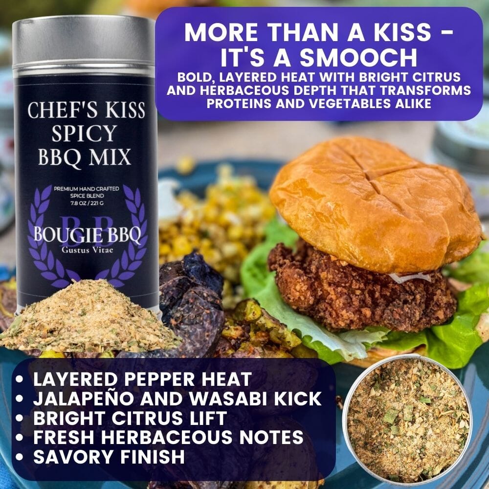 Global Gourmet Bougie BBQ Seasonings | Set of 8 XL Tins
