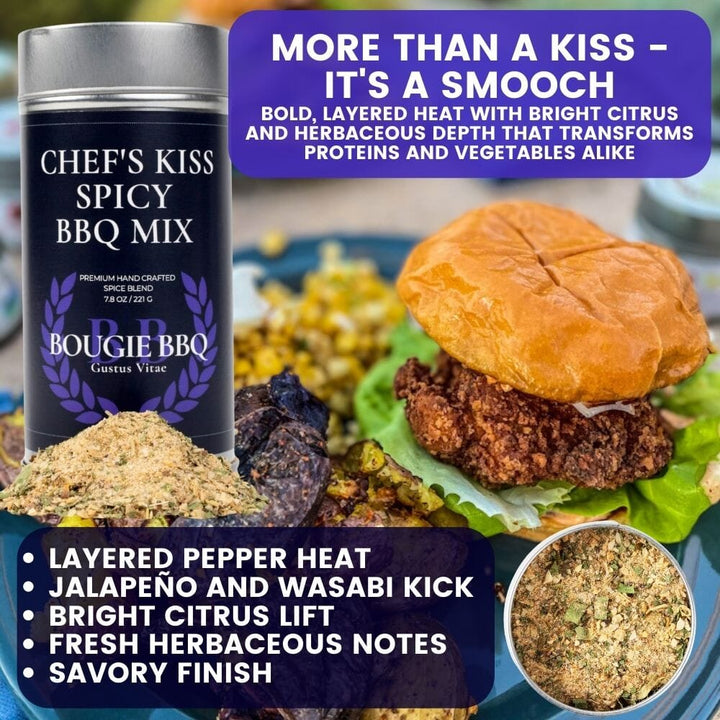 Global Gourmet Bougie BBQ Seasonings | Set of 8 XL Tins