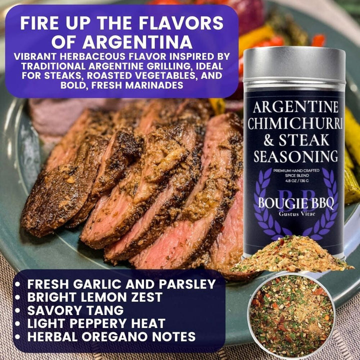 Global Gourmet Bougie BBQ Seasonings | Set of 8 XL Tins