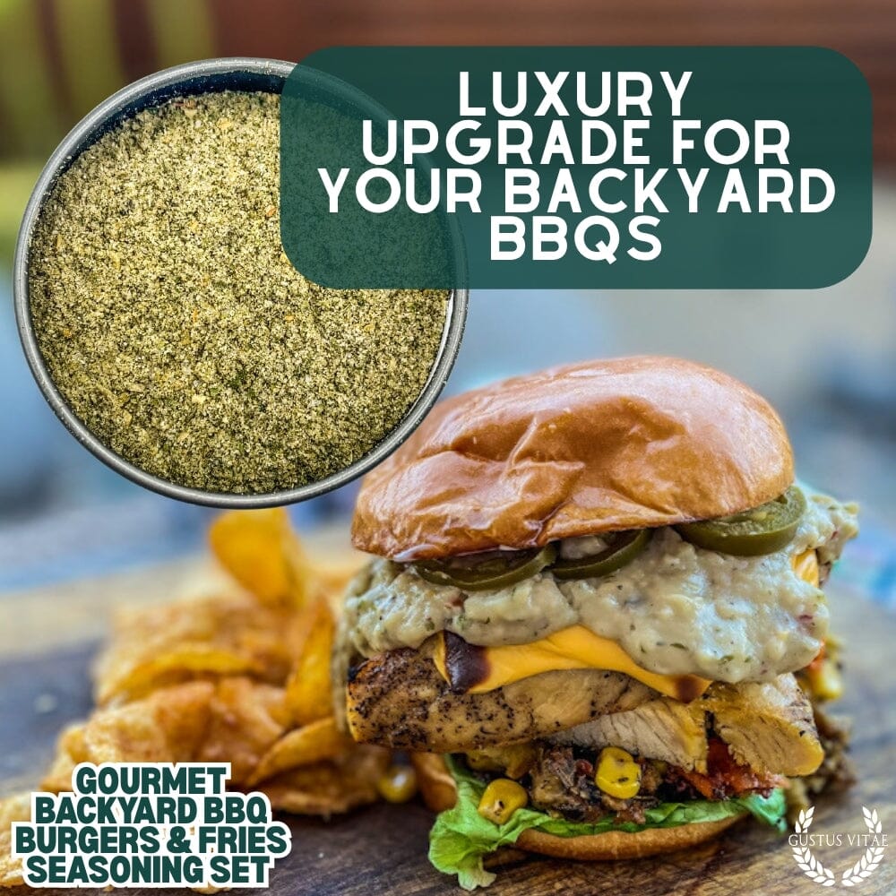 Gourmet Backyard BBQ Burgers & Fries Seasoning Set - Six Pack - BBQRubs.com