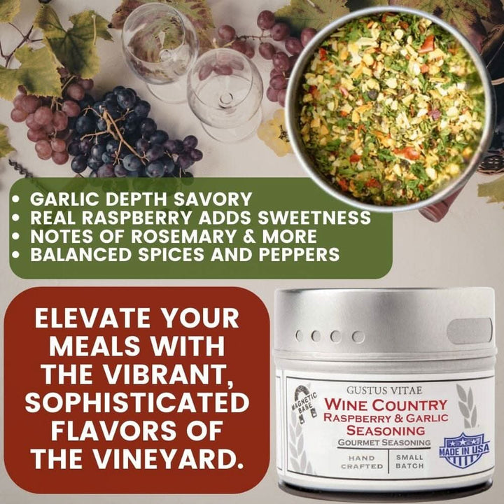 Gourmet Culinary Favorites  | Gift Packaged Seasoning Collection | Set of 6 | Go To Gift For All Occasions