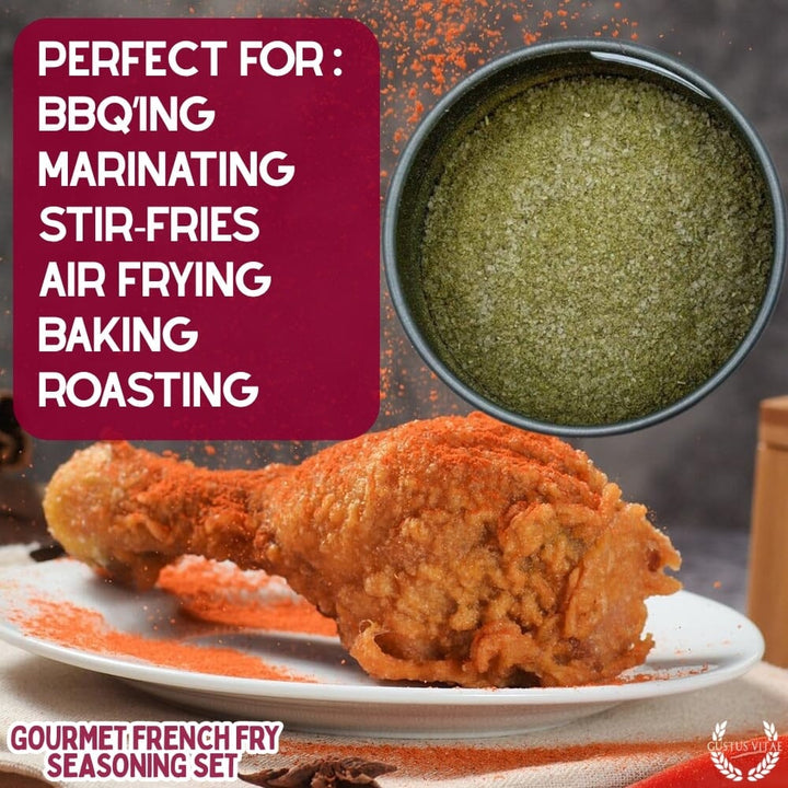 Gourmet French Fry Seasoning Set - Six Pack - BBQRubs.com