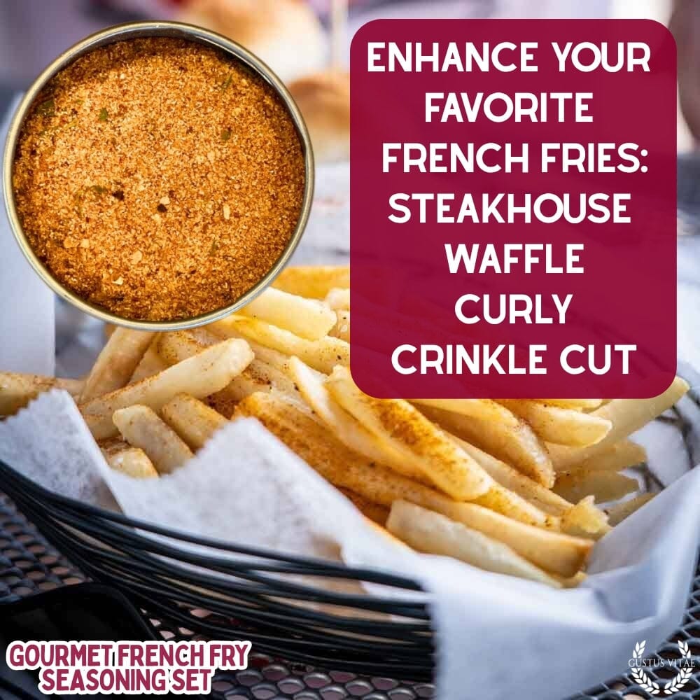 Gourmet French Fry Seasoning Set - Six Pack - BBQRubs.com