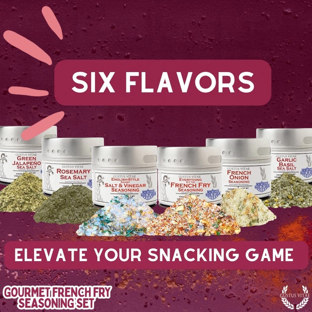 Gourmet French Fry Seasoning Set - Six Pack - BBQRubs.com