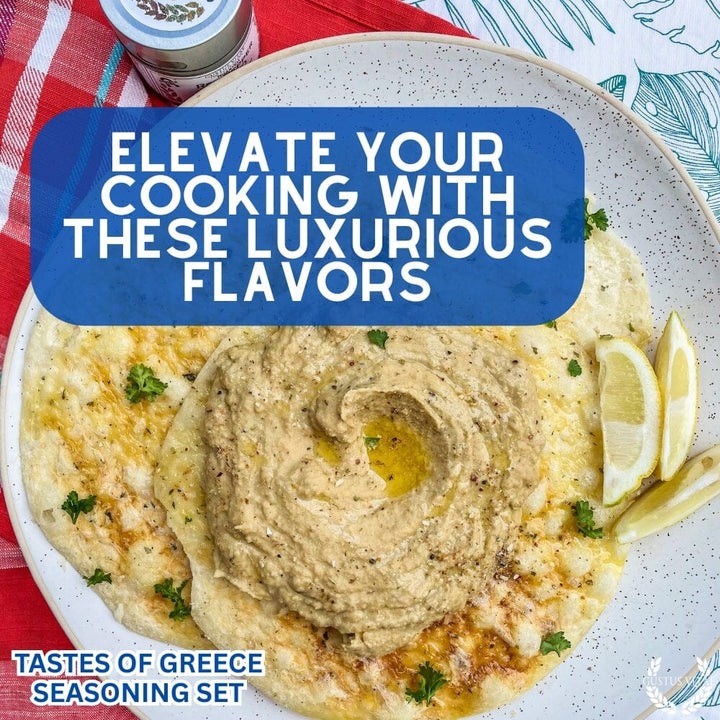 Greek Seasoning Gift Set - Tastes of Greece - Artisanal Spice Blends Six Pack - BBQRubs.com