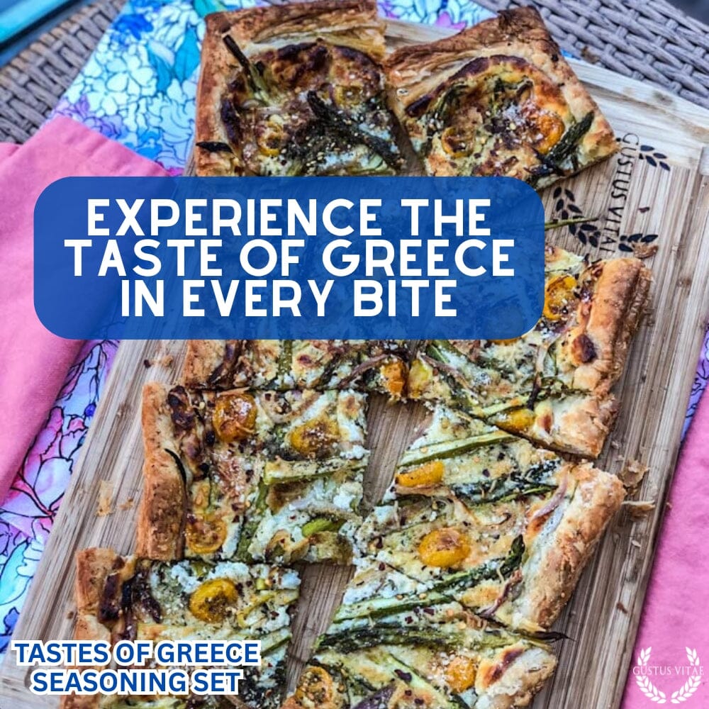 Greek Seasoning Gift Set - Tastes of Greece - Artisanal Spice Blends Six Pack - BBQRubs.com