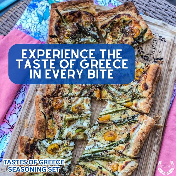 Greek Seasoning Gift Set - Tastes of Greece - Artisanal Spice Blends Six Pack - BBQRubs.com