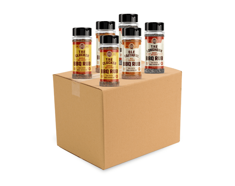Half Case Assorted Rubs - BBQRubs.com
